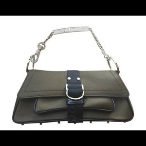 Olive Green Christian Dior handle bag